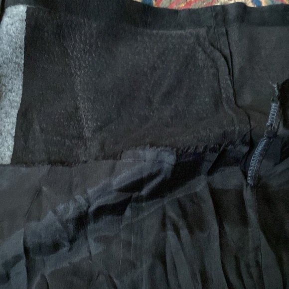 Vintage Danier leather suede black maxi snap button down skirt - Picture 15 of 16